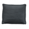 Pouf méridienne pour canapé modulable en fourrure côtelée