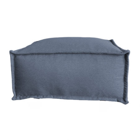 Pouf méridienne pour canapé modulable en effet lin 80x60x38 cm