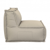 Module central pour canapé modulable en effet lin 90x82 cm