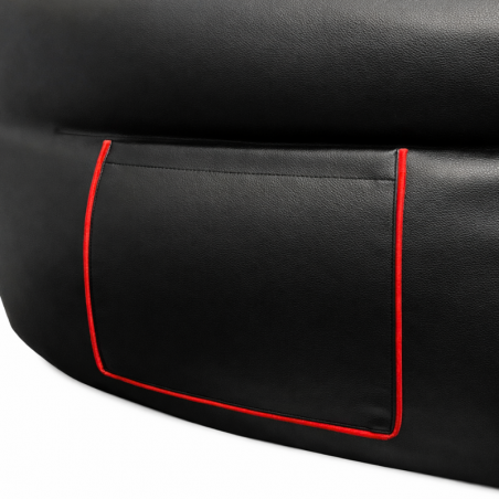 Pouf gaming en similicuir 100x110 cm