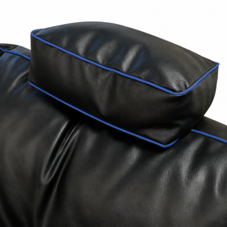 Pouf gaming en similicuir 100x110 cm