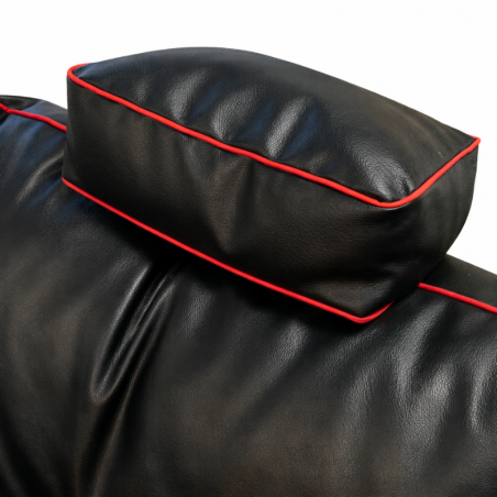 Pouf gaming et repose-pieds en similicuir
