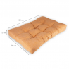 coussin palette assise