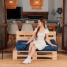 coussin palette assise