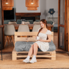 coussin palette assise