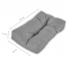 coussin palette angle dimensions