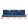 coussin palette dimensions