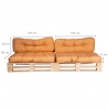 coussin palette dimensions