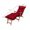 coussin bain de soleil dimensions