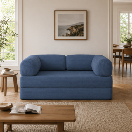 Canapé lit modulable dans un salon