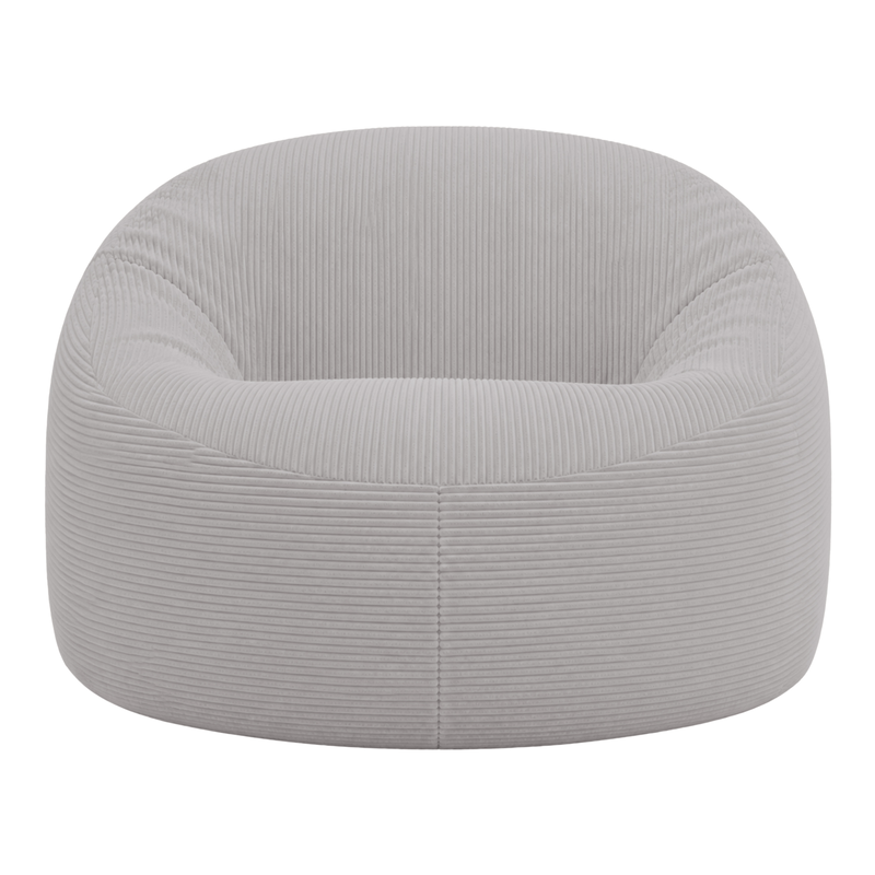Pouf déhoussable Velours Côtelé Épais - 100 cm