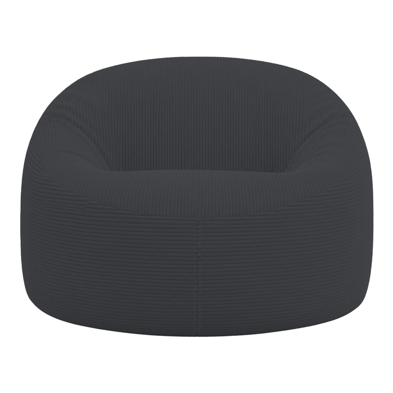 Pouf déhoussable Velours Côtelé Épais - 100 cm